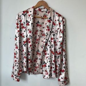 ALC floral silk blazer